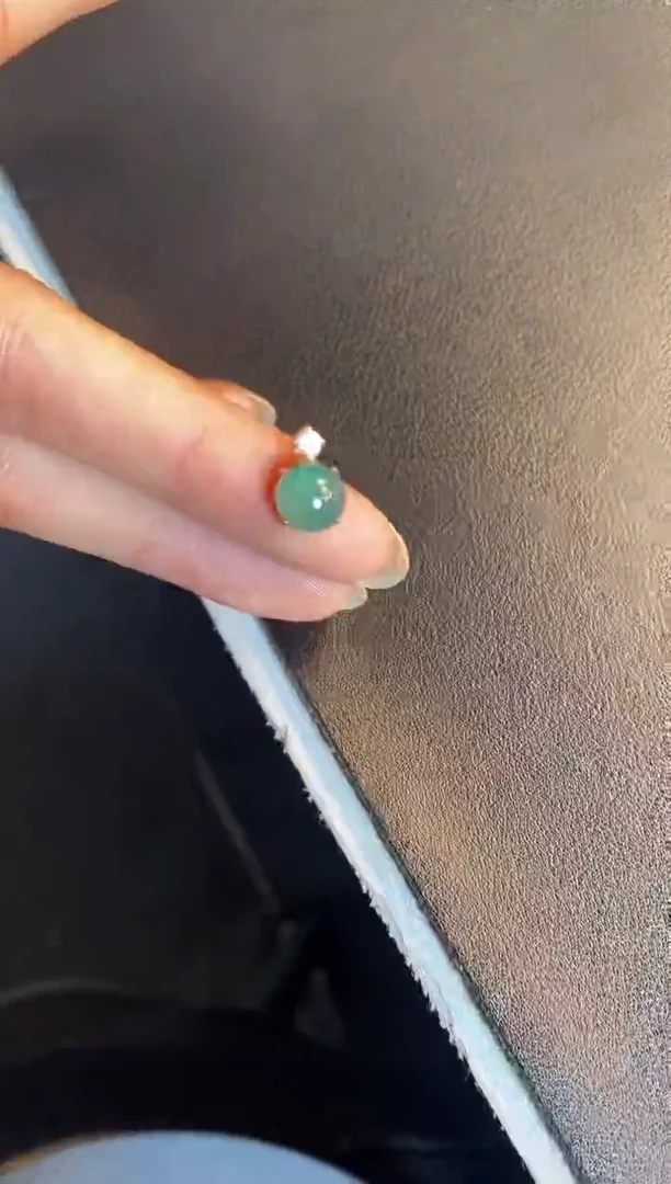 吊坠(不含链)银S925镶嵌翡翠1