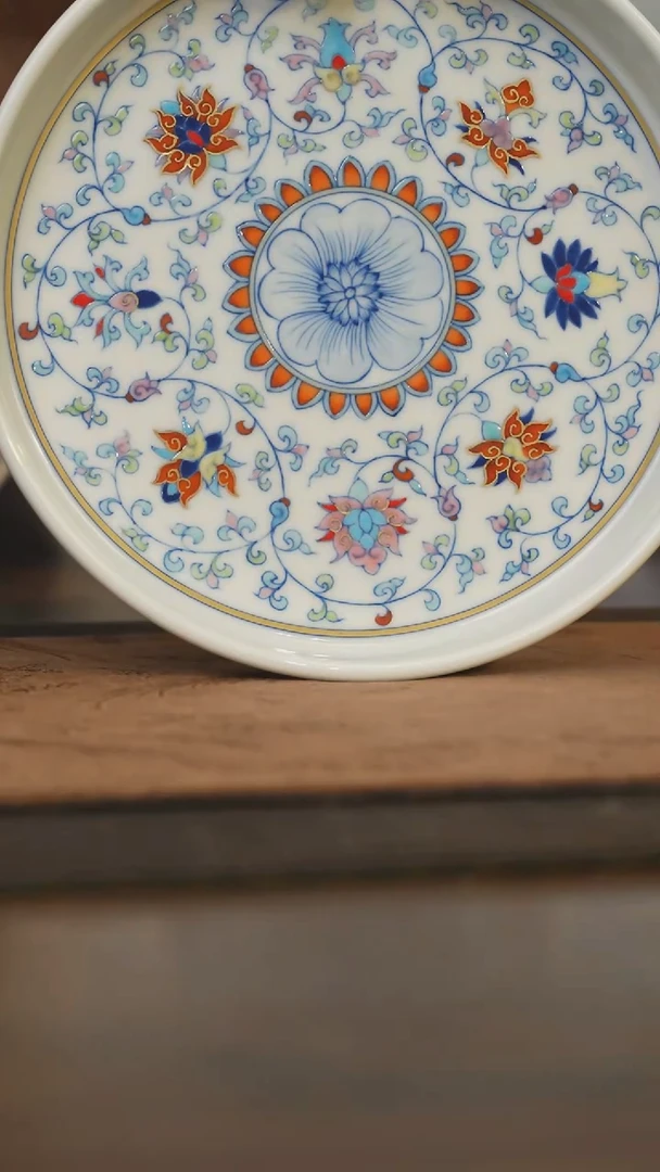 杯柴窑青花破价福利