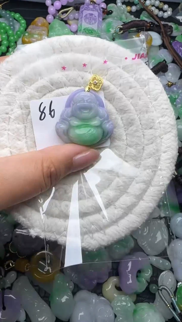 颈饰未镶嵌翡翠缅甸翡翠吊坠