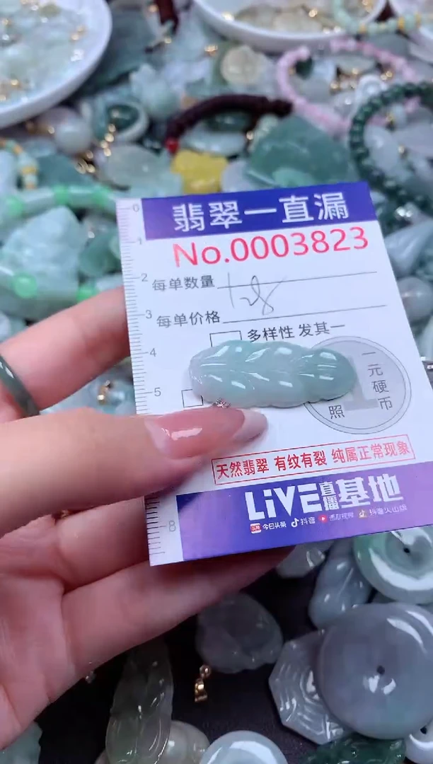 翡翠未镶嵌吊坠(不含链)3823