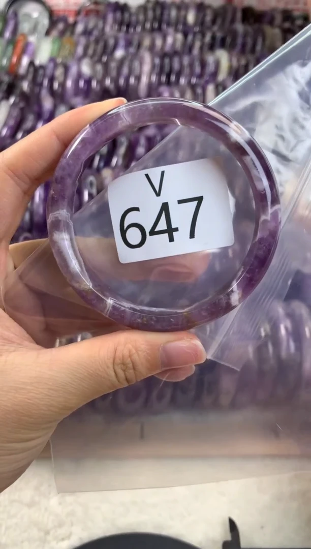 【闪购商品】水晶水晶手镯V未镶嵌647-60