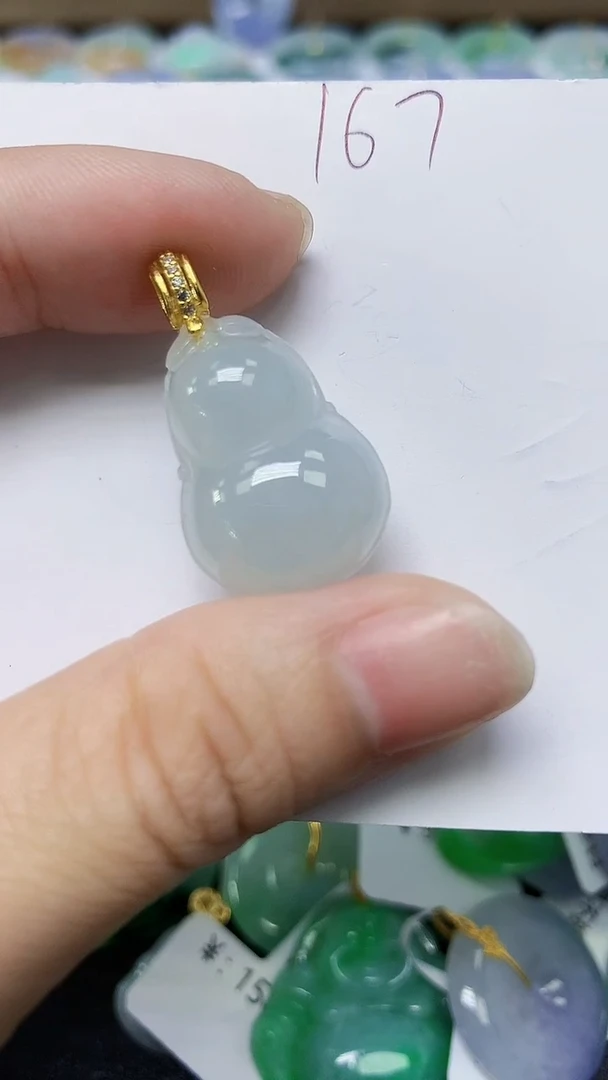 翡翠未镶嵌颈饰天然缅甸翡翠A货