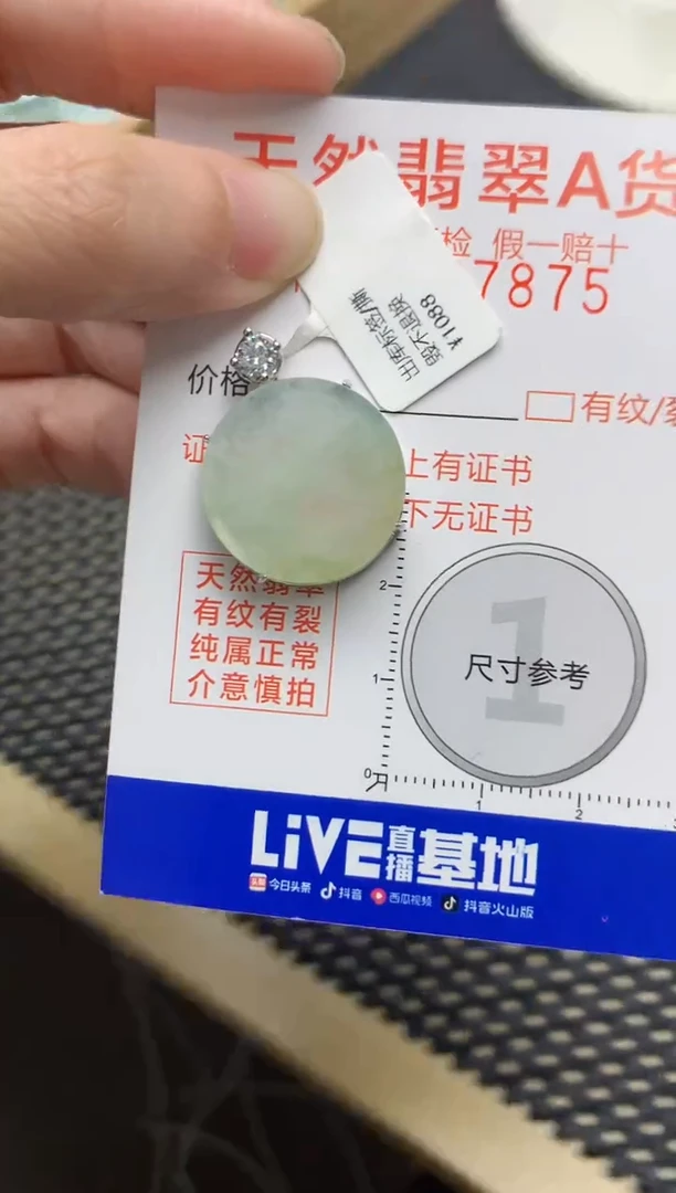 颈饰未镶嵌翡翠天然缅甸A货翡翠