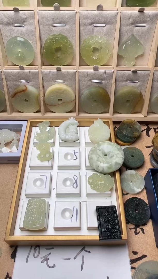 未镶嵌岫玉珠宝半成品7