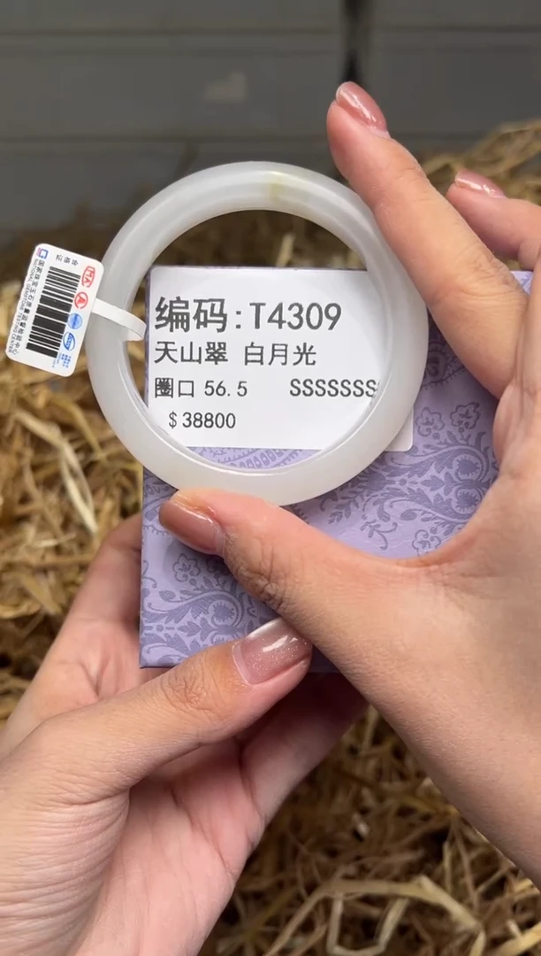 未镶嵌手镯石英质玉T4309