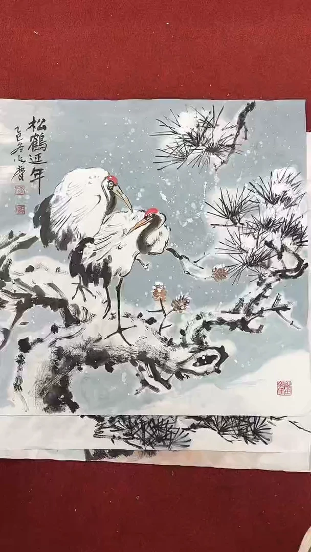 国画李火庆/国画/花鸟