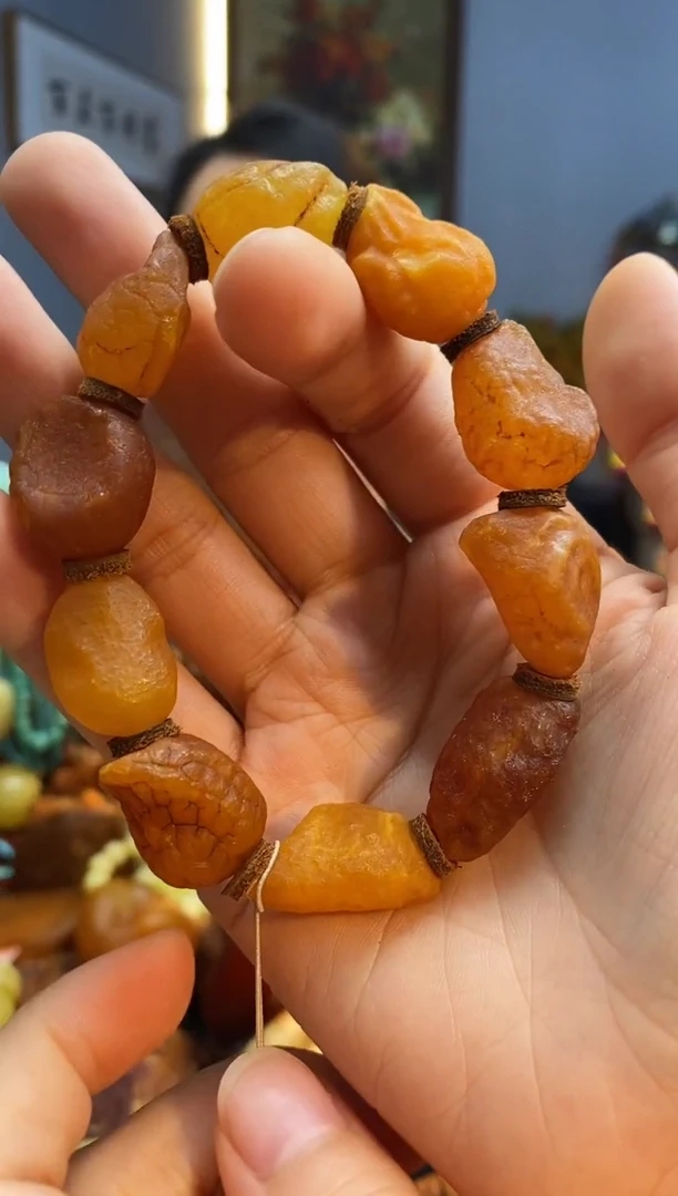 未镶嵌琥珀手串手串