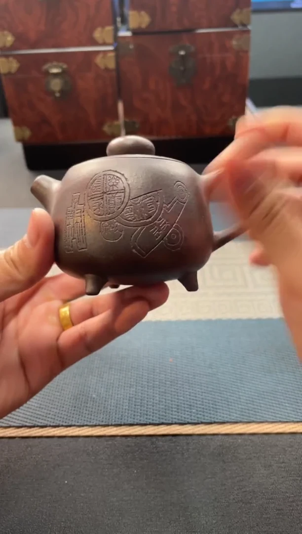 紫砂茶宠93手工紫砂壶
