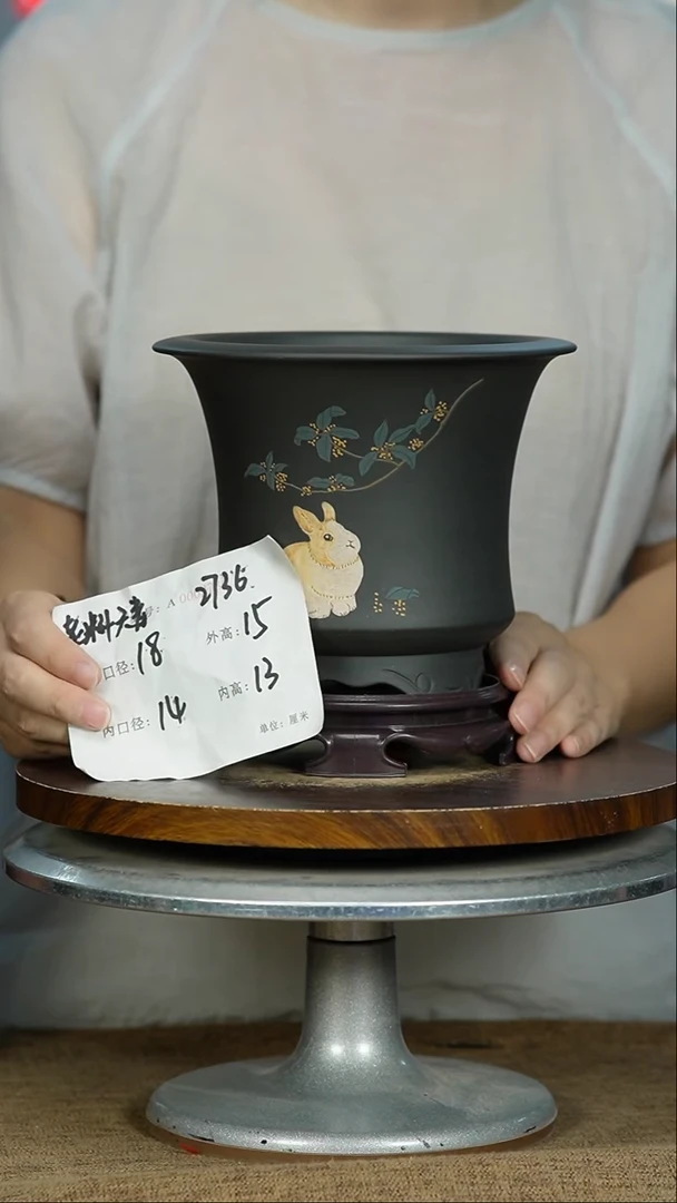 紫砂花盆2736+S紫砂花盆紫砂&
