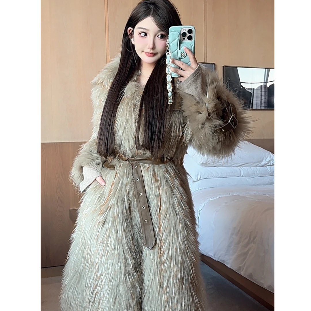 GUIDI GUDI【给我力量】气质休闲百搭时尚长款长袖外套 W9441824H