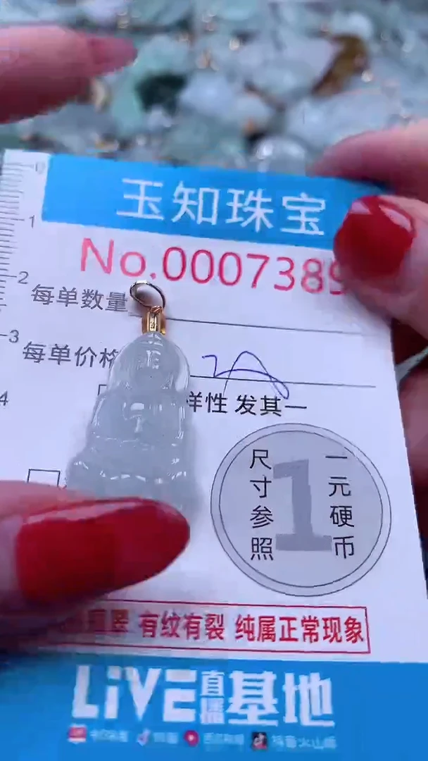 颈饰未镶嵌翡翠7389