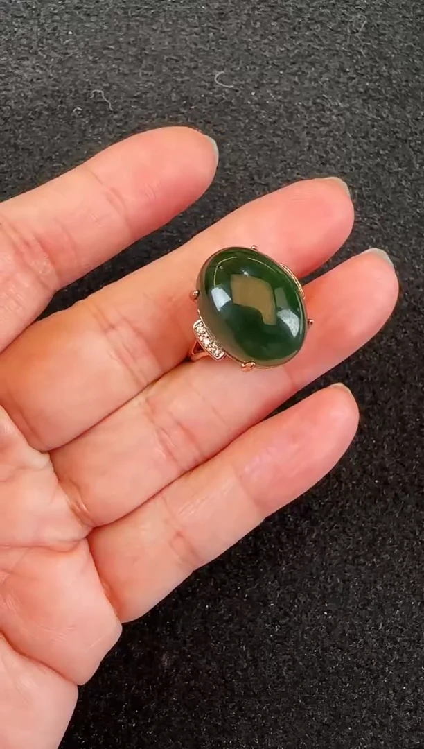 未镶嵌戒指和田玉卡20