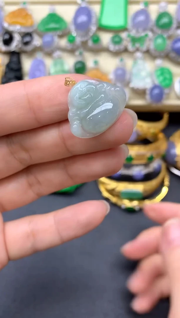 【闪购商品】翡翠颈饰18K金镶嵌29-中国好珍宝