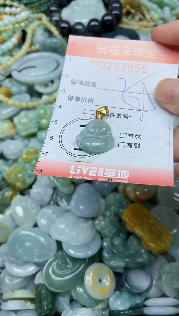 未镶嵌挂件翡翠闪购0233956