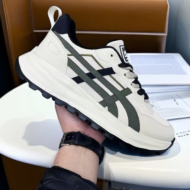 2025年春季网面男士潮流百搭时尚透气运动休闲鞋