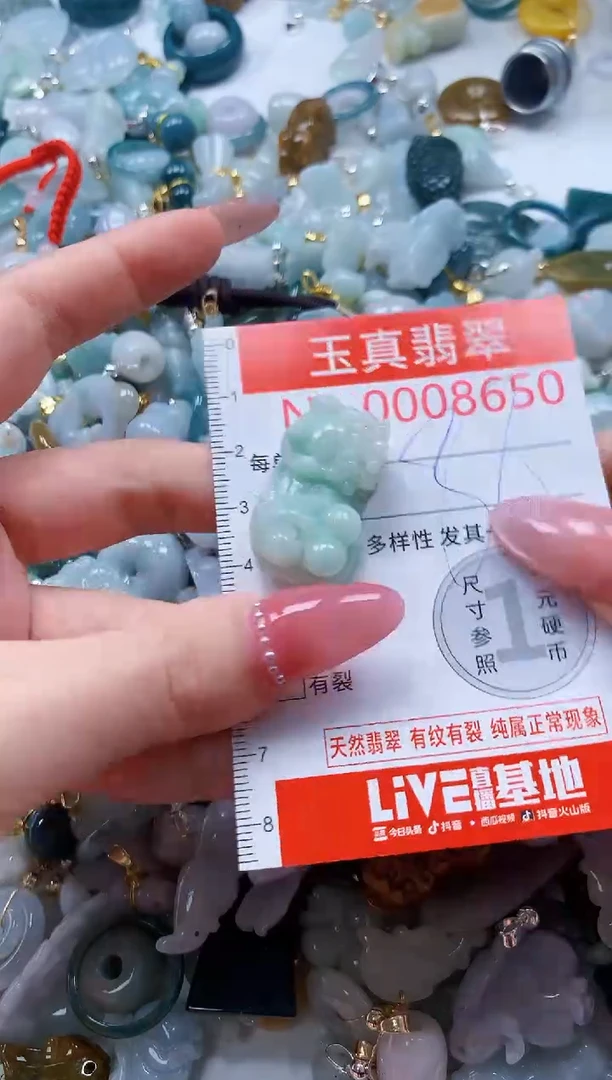 翡翠未镶嵌吊坠(不含链)8650