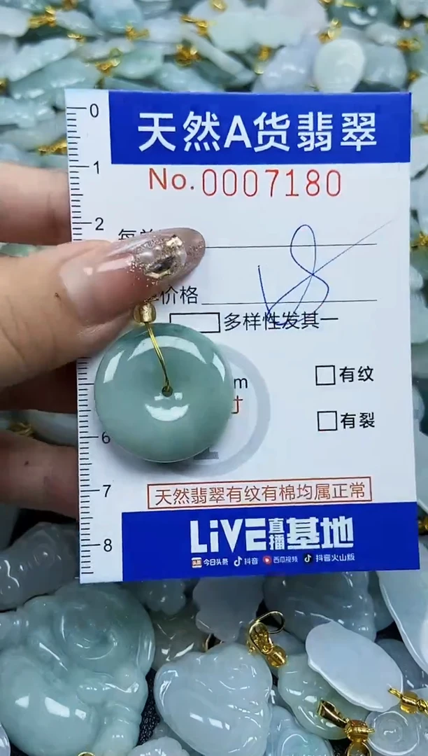 翡翠未镶嵌颈饰天然A货翡翠