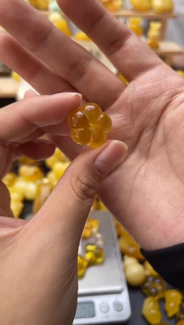 琥珀未镶嵌珠宝奇石062琥珀蜜蜡微瑕