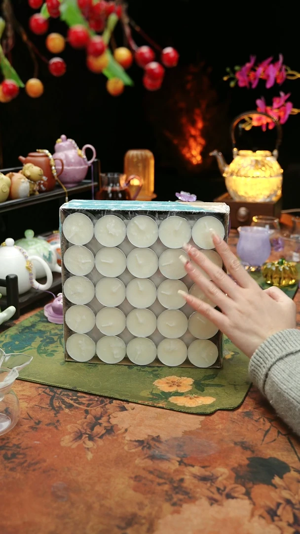 【闪购商品】植物蜡烛4小时100颗茶道配件