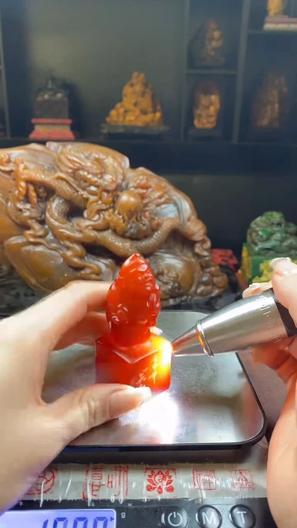 【闪购商品】寿山石印石红田禄星公章