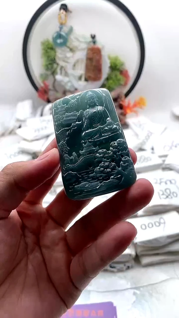 颈饰未镶嵌翡翠阿弥陀佛