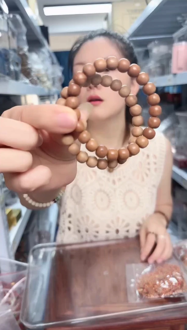 檀香木老山檀8*9老型单圈手串