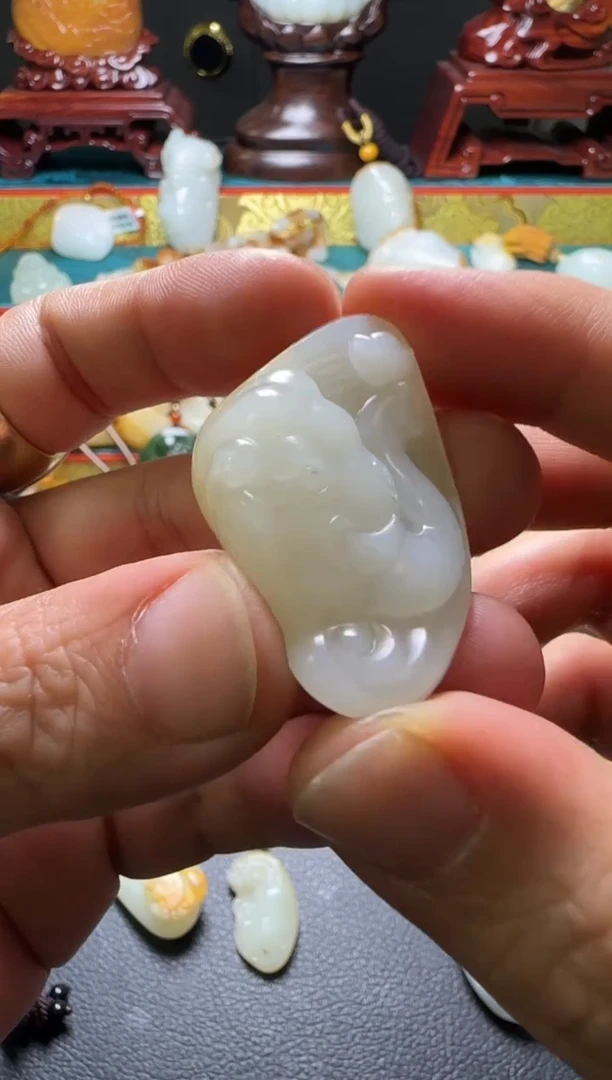 吊坠(不含链)未镶嵌和田玉和田玉吊坠10