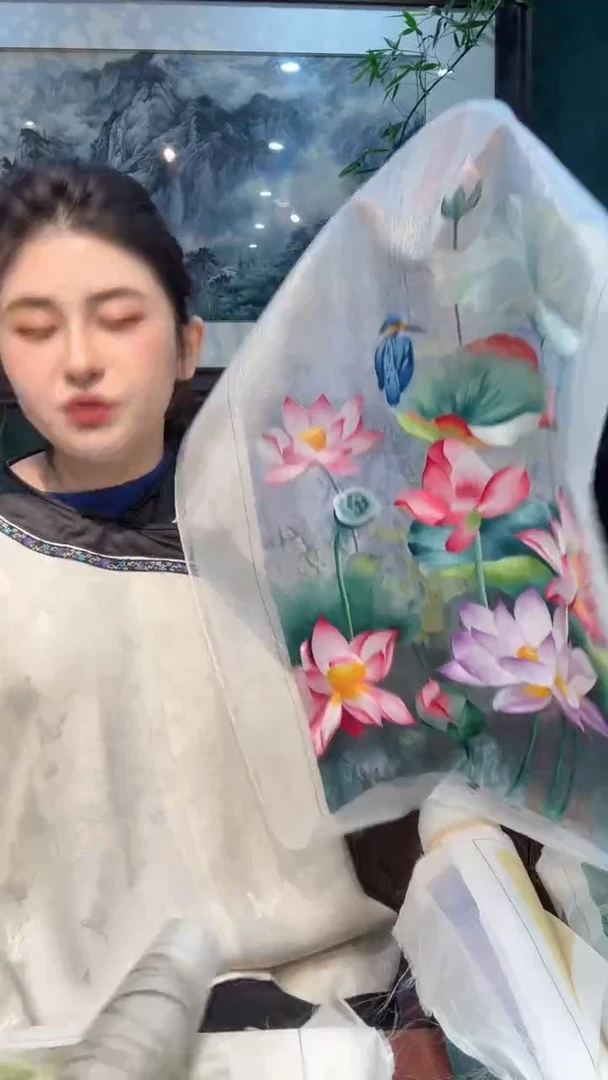 刺绣非遗苏绣手工刺绣单面绣