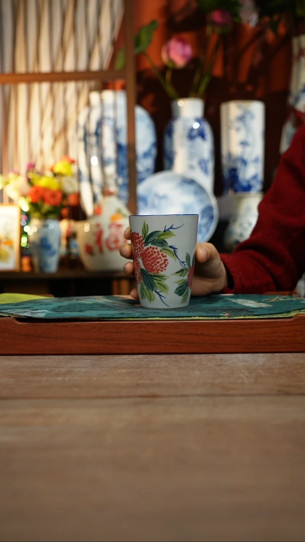 【简家甄选】景德镇设计师釉下手绘陶瓷