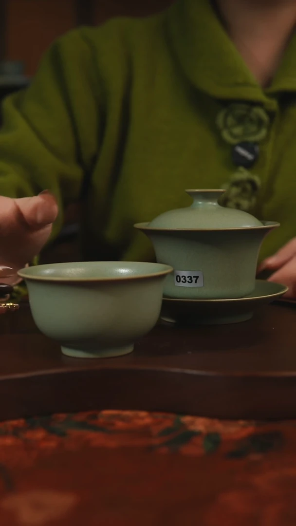 杯子瓷蜀*汝州原产地原矿仿古老釉q337