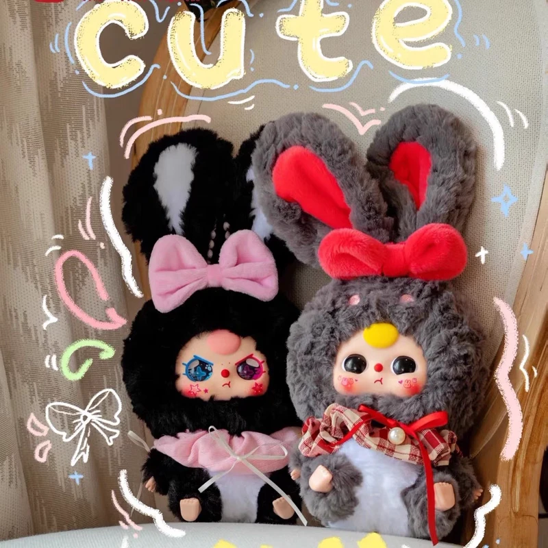 ［正品］娃三岁莉莉兔子小镇二代潮玩毛绒盲盒