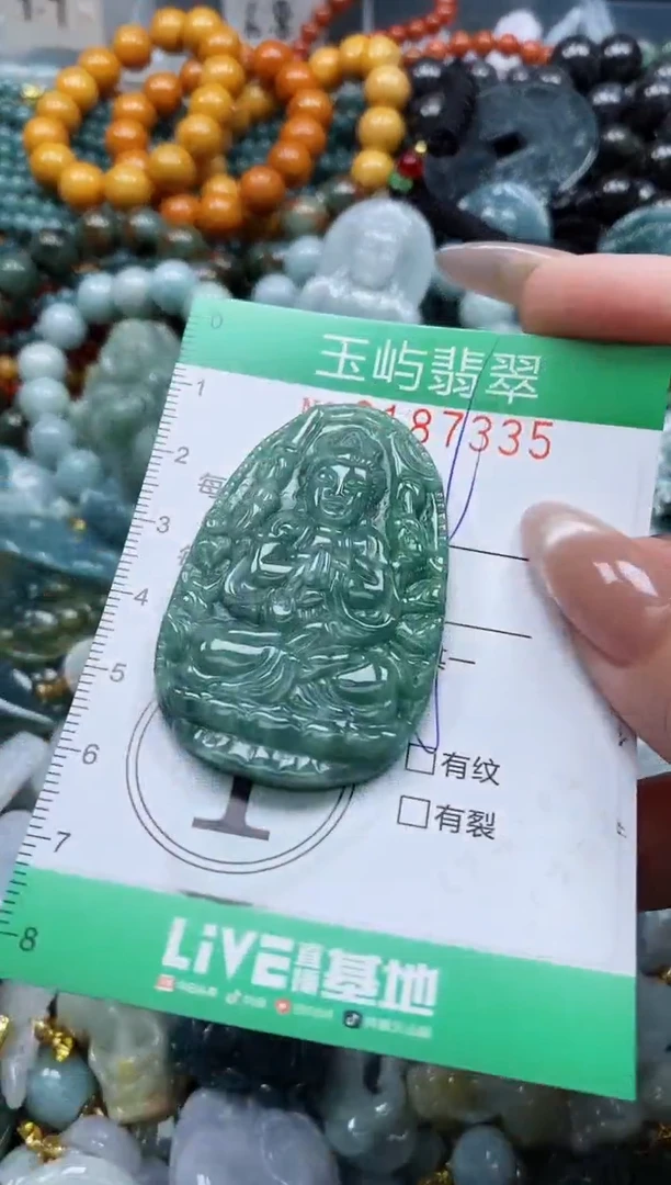 翡翠未镶嵌颈饰闪购0187335