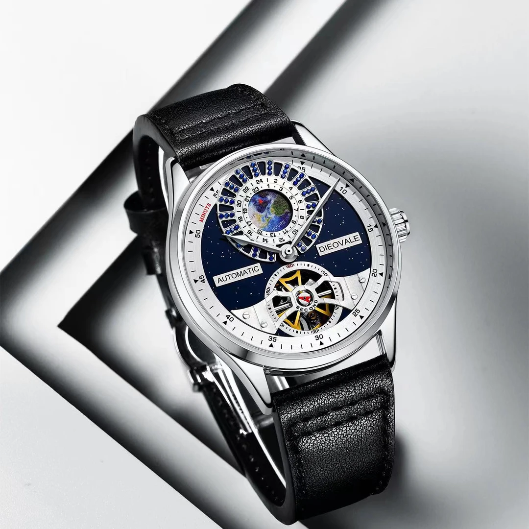 瑞士品牌全自动机械腕表-幽兰一号