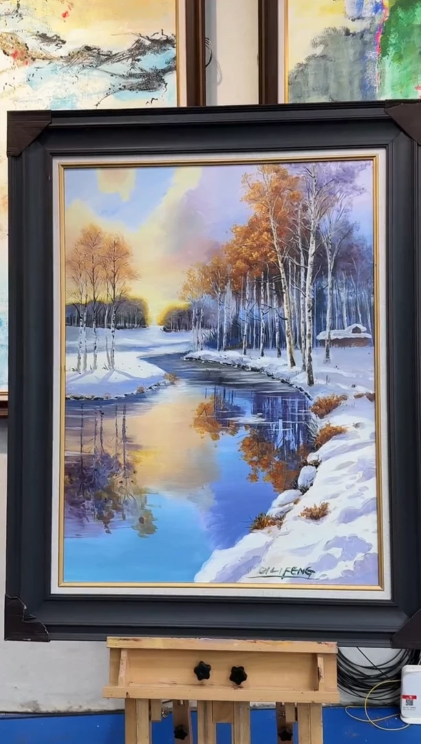 油画邸立丰精品油画作品43