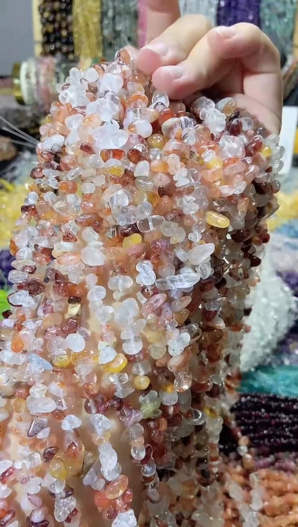未镶嵌珠宝半成品水晶红胶花