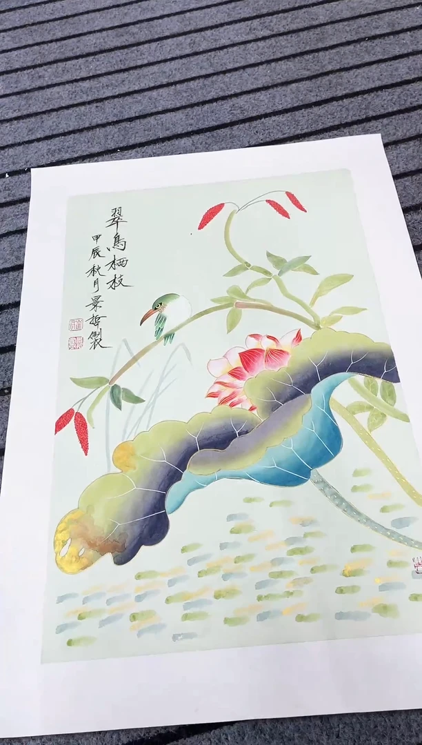 精品国画花鸟作品