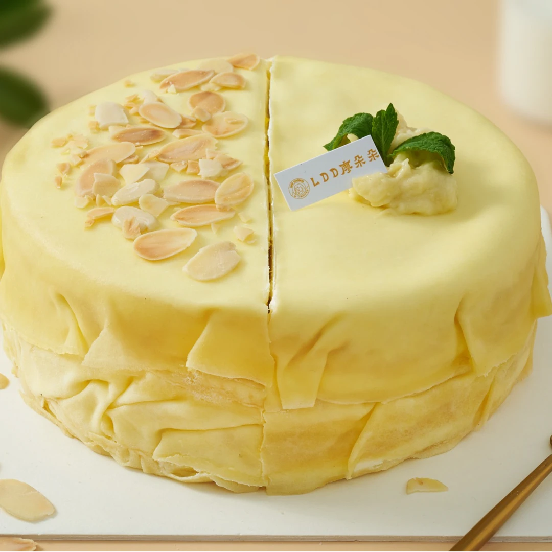 榴莲芒果双拼千层蛋糕（6英寸）【好东西】