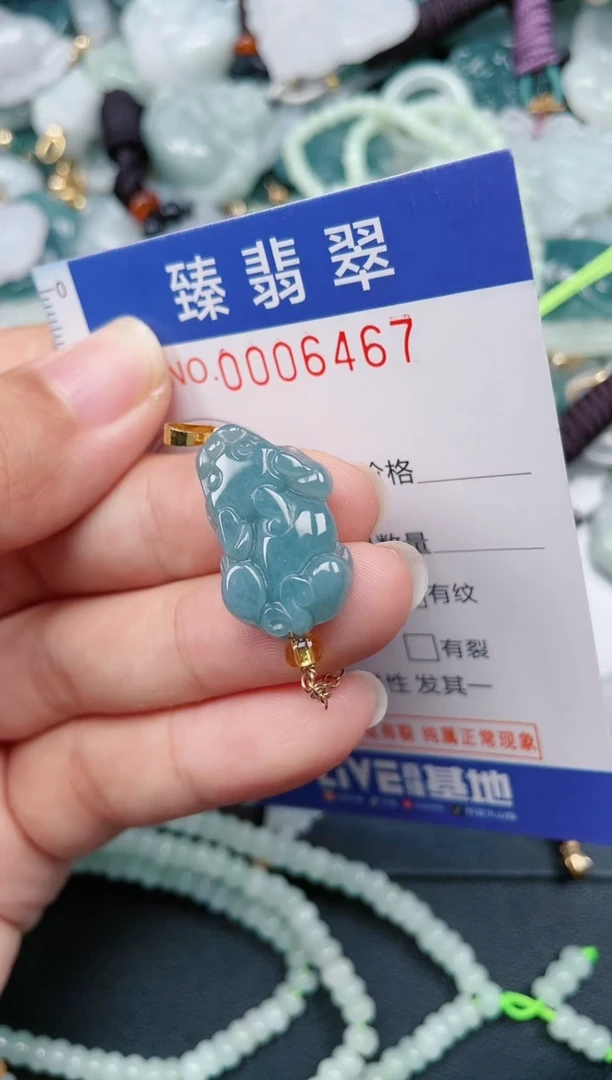 颈饰未镶嵌翡翠.0006467