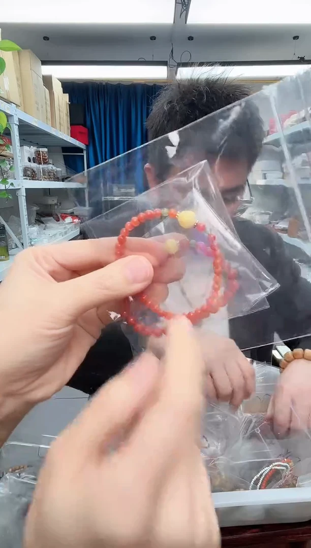 合金手链南红玛瑙南红ll圆珠一条