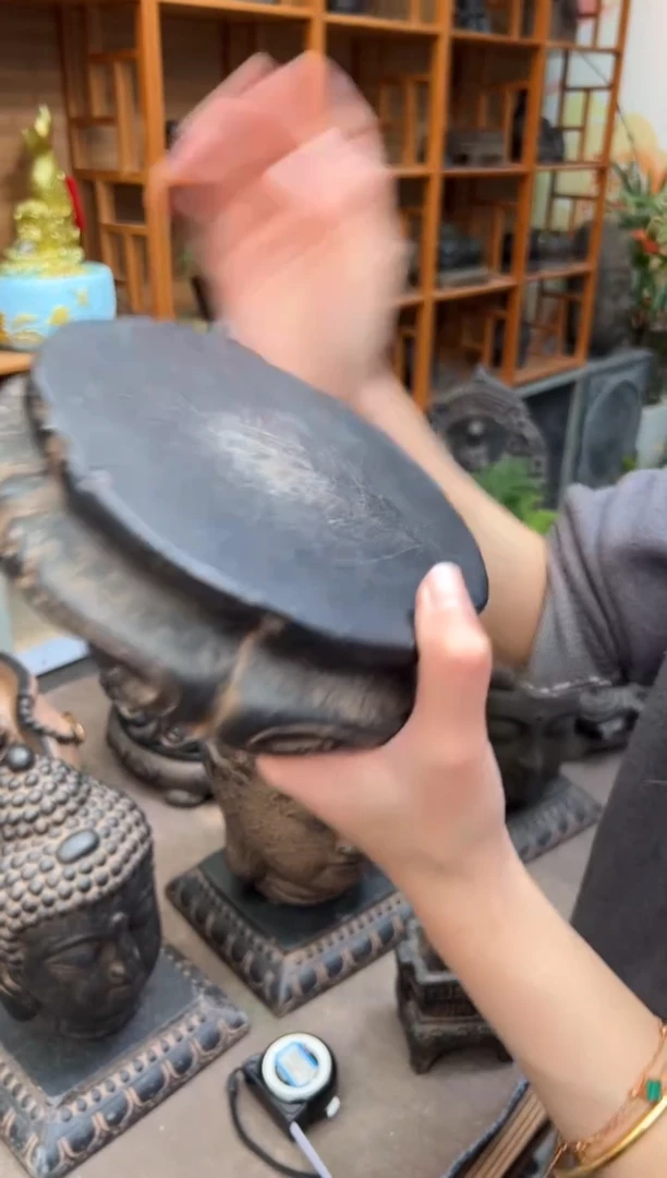 陶土【火山泥】金箍坛底座