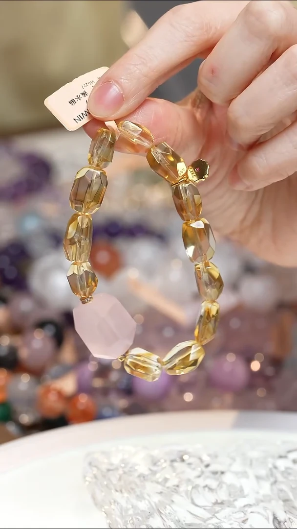 未镶嵌手串水晶黄水晶手串·MM0025NOV676G227
