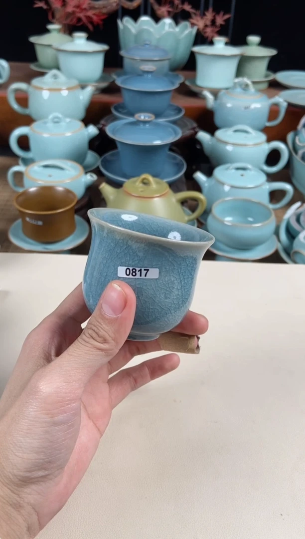 【闪购商品】其他817号微瑕玉兰杯支钉烧纯手拉80cc