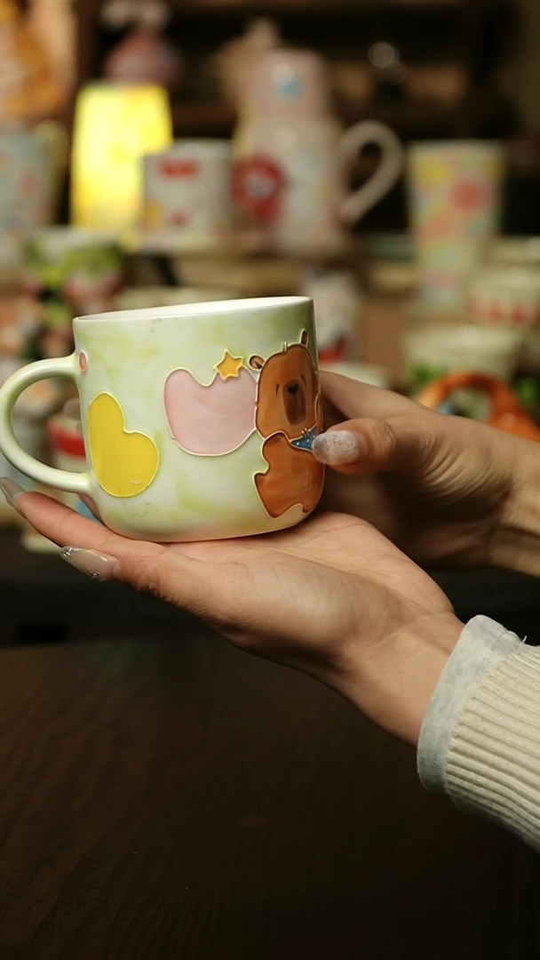 【闪购商品】杯子陶瓷景德镇高温釉下彩&A597