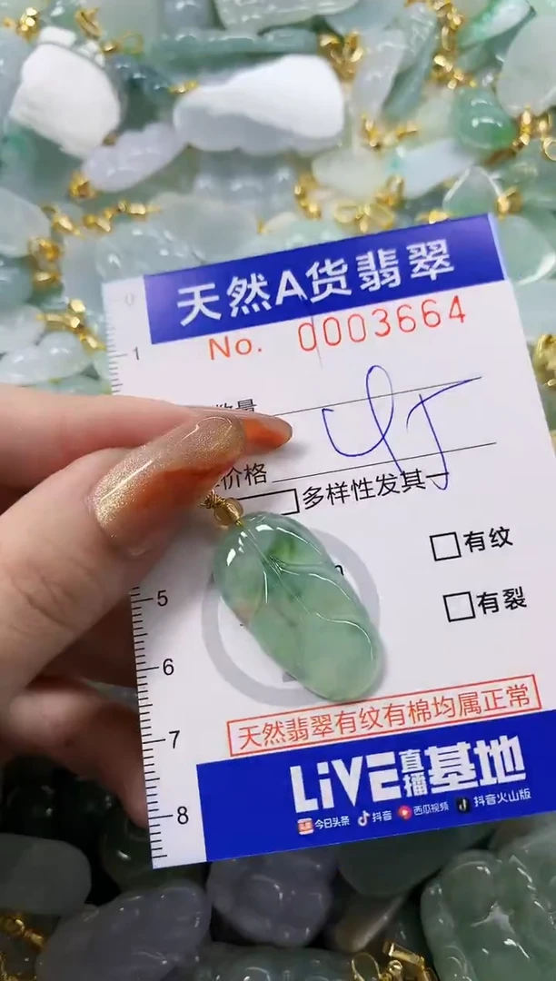 颈饰未镶嵌翡翠天然A货翡翠