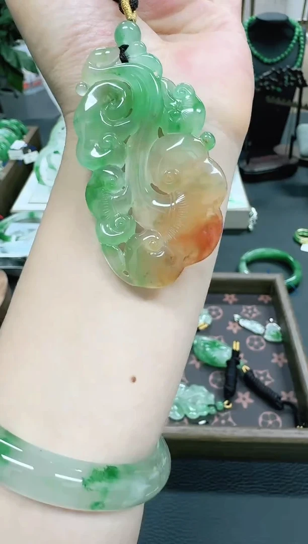 未镶嵌1石英质玉（非洲翠）/5091