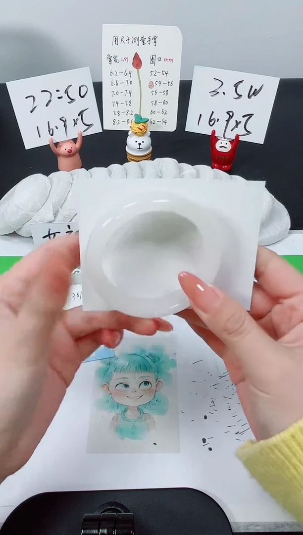 【闪购商品】石英质玉手镯未镶嵌K362-50.9