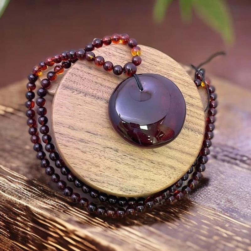 【恩琪珠宝】323 血丝泊公主扣挂件