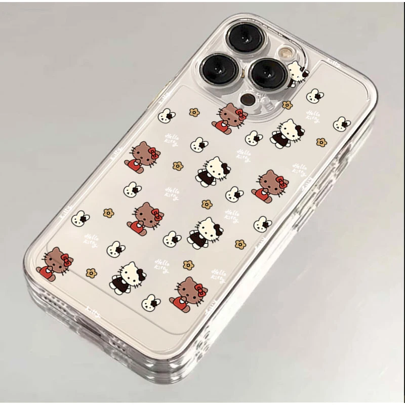 可爱凯蒂猫适用iphone16/15promax手机壳苹果13/12透明14卡通11XR