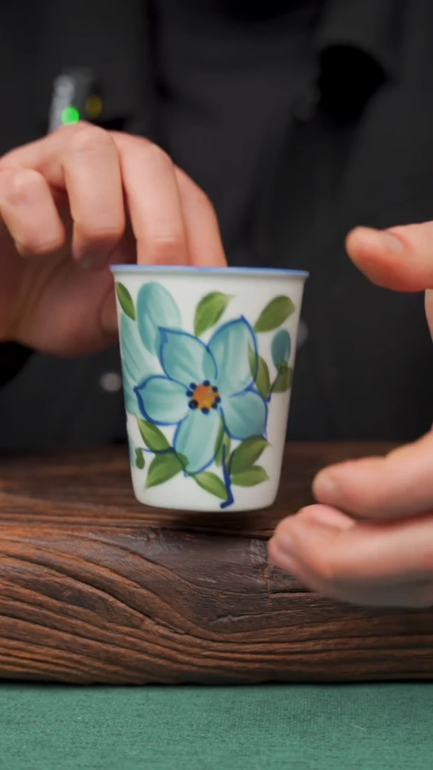 【闪购商品】瓷片8景德镇手绘釉下彩