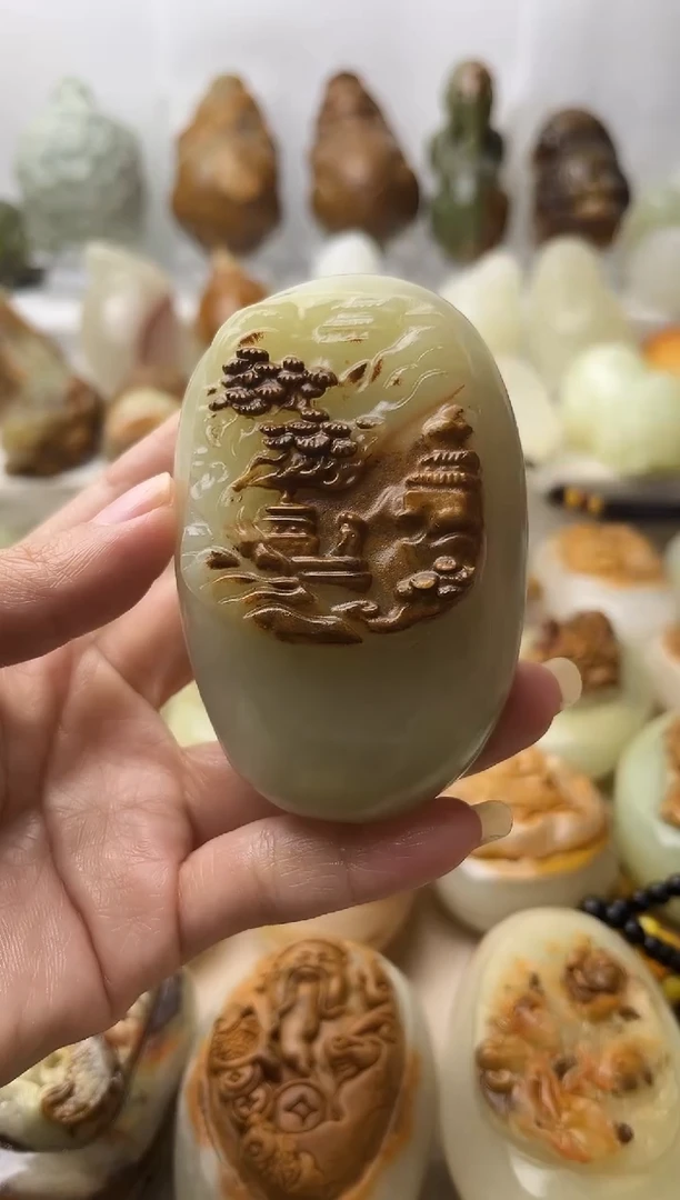 石材古青石棉纹正常不退换山水